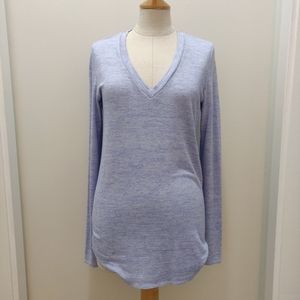 Wilfred free blue v neck long sleeve